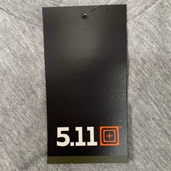 5.11 TACTICAL All Bark All Bite T-Shirt Cotton Polyester 016 Heather Grey Sz M