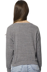 American Apparel Ladies Triblend Lightweight Raglan Pullover – M