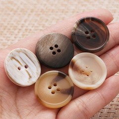 Men’s Suspenders 18mm Set of 25 Quality Sew Button-On Braces Buttons