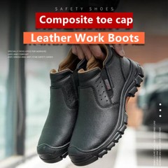 Mens Waterproof Work Boots Steel Toe Safety Shoes Indestructible Non Slip Boots
