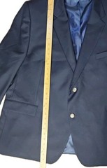 Ralph Lauren BLACK LABEL Jacket Mens 52R Sports Coat Blazer Silver Buttons Wool