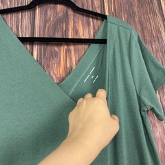 Universal Standard Ultimates Jemma Jumpsuit XXS V-Neck Green Wide Leg Oversized