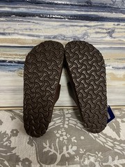 Birkenstock Arizona BS Leather Sandals Dark Brown EU Size 38