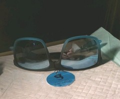 Geckobrands Waterproof / Floating Polarized Captiva Sunglasses Black/neon Blue