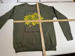 RWBY Anime Sweatshirt USA MADE Long Sleeve S Sweater Shirt Green Yellow Flower