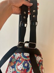 Loungefly Sanrio Hello Kitty Rainbow Abstract Mini Backpack Pop Art Hearts Bag