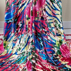Y2k Cache Satin Beaded Sequin Open Back Formal Train Dress Fairy McBling Sexy 2
