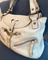 Vintage Heart Cutout Leather Oversized Juicy Couture Shoulder Bag – Y2K