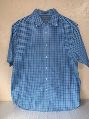 Daniel Cremieux Blue Men’s Button Up Shirt- Size Large