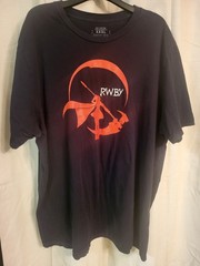 RWBY Rooster Teeth Black T Shirt Size 3XL