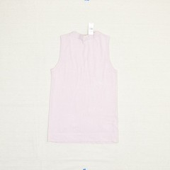 NEW Loft Women Blouse Knit V Neck Solid Sleeveless Viscose Purple Size S