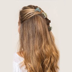 Small Tiny Claw Hair Clips for Women Girls for Thin/Medium Thick Hair, 1.5 Inch