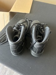 Size 7y – Nike Air Force 1 ’07 Mid Triple Black