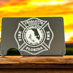Brand new Custom Anything You Want Engraved RFID Minimalist Wallet You Pick
