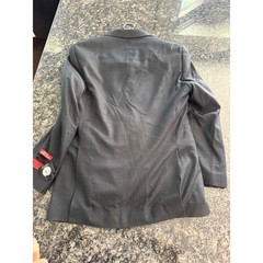 Bocaccio Uomo Mens 3 Piece Suit Charcoal Gray Vest Jacket Pants new 42R / 36 W