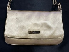 GUCCI Satin Chain Party Bag Women Auth 5.11 x 8.66 x 1.57inch