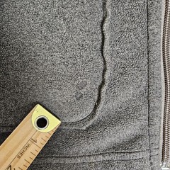 Vtg Patagonia Synchilla Jacket Womens Medium Gray Full Zip Gorpcore Made In USA