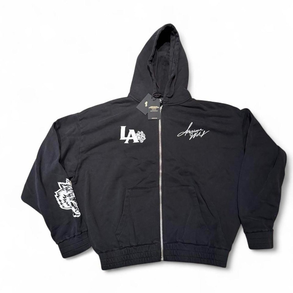 Brand New Never worn Darcsport LOS ANGELES zip up Black in Mens Medium With Tags
