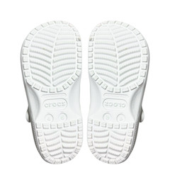 White Crocs Classic Clog Unisex Slip-On Sandals