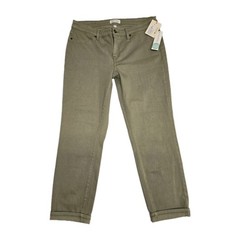 Lila Ryan Dorianna Cropped Skinny Jeans Light Green Woman’s 14 New