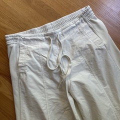 Daily Practice by Anthropologie Jesse Wide-Leg Pants pearl Size Size L