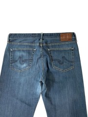 AG Adriano Goldschmied The Protégé Jeans Mens 36×32 Whiskering Med Wash Made USA