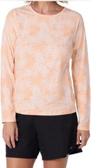 Hang Ten Women’s Long Sleeve Sun Shirt UPF 50 Quick-Dry Size Medium Orange