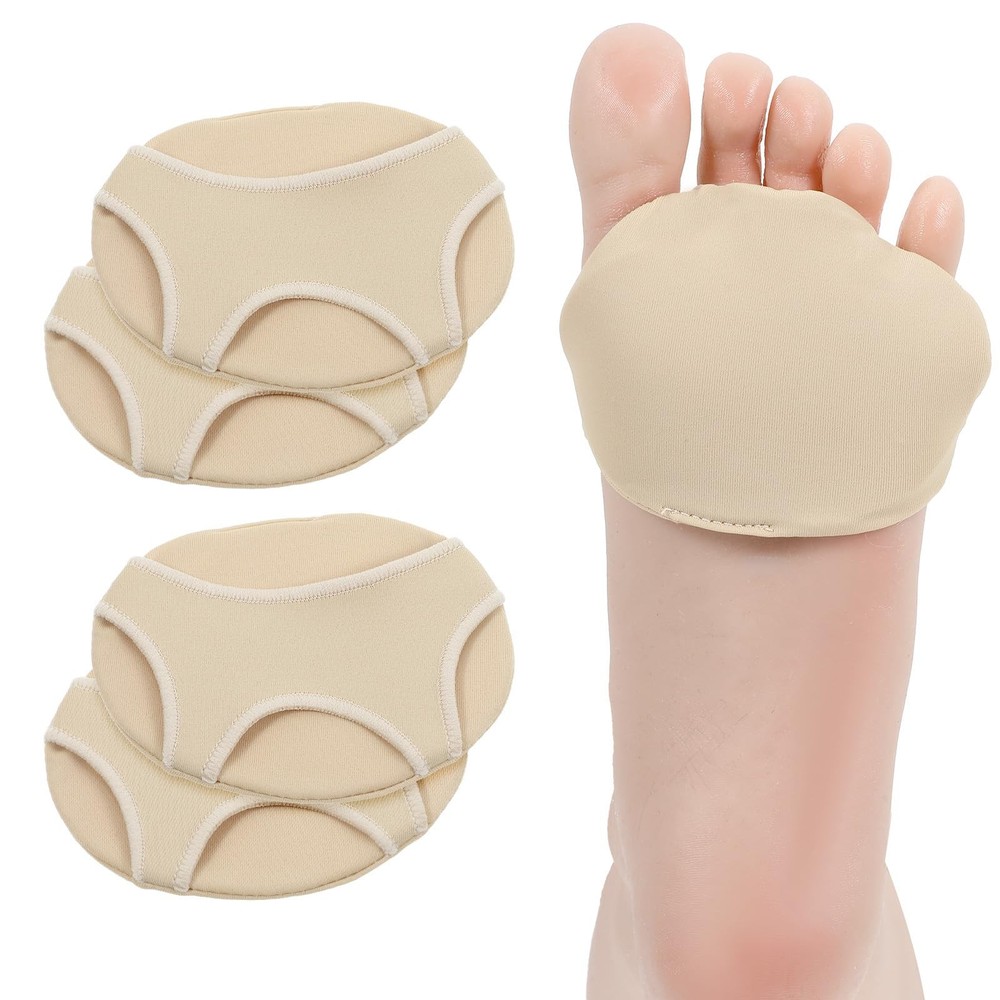 2 Pairs Thick Metatarsal Pads for Women, Foot S, Skin