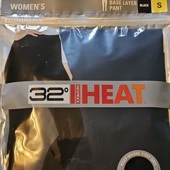 Women’s 32° Degrees Heat Legging Base Layer Pant, Black, Pack, NEW