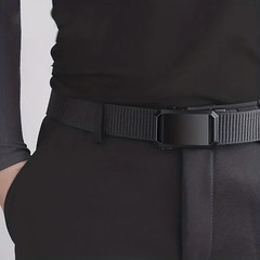 Men’s Stretch Belt Quick Release Belt Magnetic Buckle Elastic Webbing Outdoor