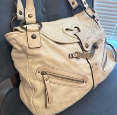 Vintage Heart Cutout Leather Oversized Juicy Couture Shoulder Bag – Y2K