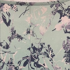 Romantic Malachite Green Floral Midi Dress Flutter Sleeve Size XL