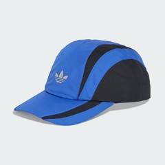 Adidas Originals Trefoil Wave Panel Cap Blue Black Silver Logo Adjustable Buckle