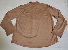 VRST Men’s Button Down Shirt Size Large Earth Brown Heather Anti-Odor Stretch