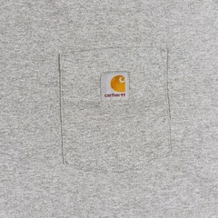 Carhartt Grey Pocket T-Shirt 4XLT Tall Work Shirt K87
