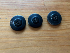 KAREN MILLEN Spare Coat or Jacket Button Black Marble Effect 23mm