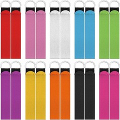 20 Pieces Neoprene Wristlet Strap Keychain Lanyard Hand Keychain Wrist Phone Lan