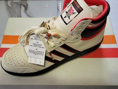 adidas ESPN x Top Ten Hi SportsCenter White/Black/Red Leather High Top GZ1072