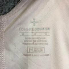Tommie Copper Sport Bra Womens Medium Pink Front Zip Shoulder Support Active
