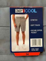 32 Degrees Men’s Twill Tech Performance Stretch Soft Touch Short