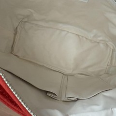 Courreges handbag suede red 10.6 inches