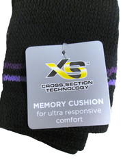 4 Pairs Medipeds Womens Non Binding Cushioned Smooth Toe Diabetic Crew Socks