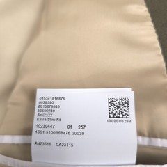 $495 Hugo Boss Arti 232x Green Performance Suit Jacket Blazer Mens Size 38S