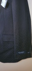 Tailorbyrd Modern Fit Jacquard Sport Coat, Tailorbyrd Blazer, 38R, 42S, Black,