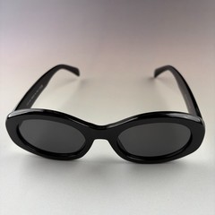 New In Box – Celine Triomphe Oval Women Sunglasses Black Designer Summer Travel