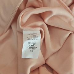 Fashion Nova Peach Straight Leg Pants Polyester Spandex Women Hand Wash Only XS