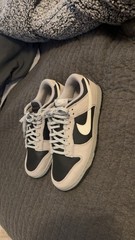 Nike Dunk Low Retro SE “Light Carbon/Monarch”. Size 10, Worn Once.