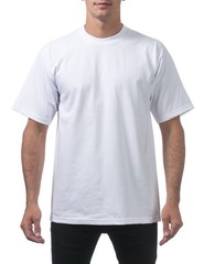 Pro Club Heavyweight T-Shirt Crew Neck Cotton Tee S M L XL 2XL White Black