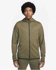 Nike Sportswear Tech Fleece Lightweight Olive Green Hoodie Men’s M DX0822-222