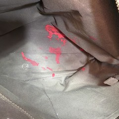 Pendleton Woolen Mills Tote Bag Aztec Southwestern – Spilt Red Polish Inside